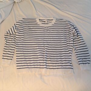 J. Crew striped cotton sweater
